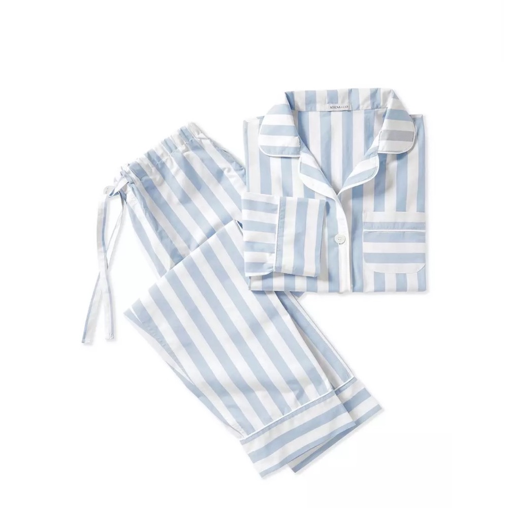 NWT Serena and Lily- Beach Club Stripe Pajamas - Medium